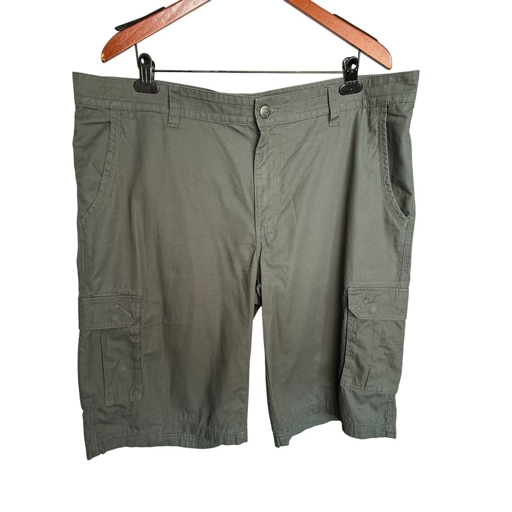 Columbia Cargo Shorts Men's 42 Olive Green Regular Fit‎ Casual Outdoor
